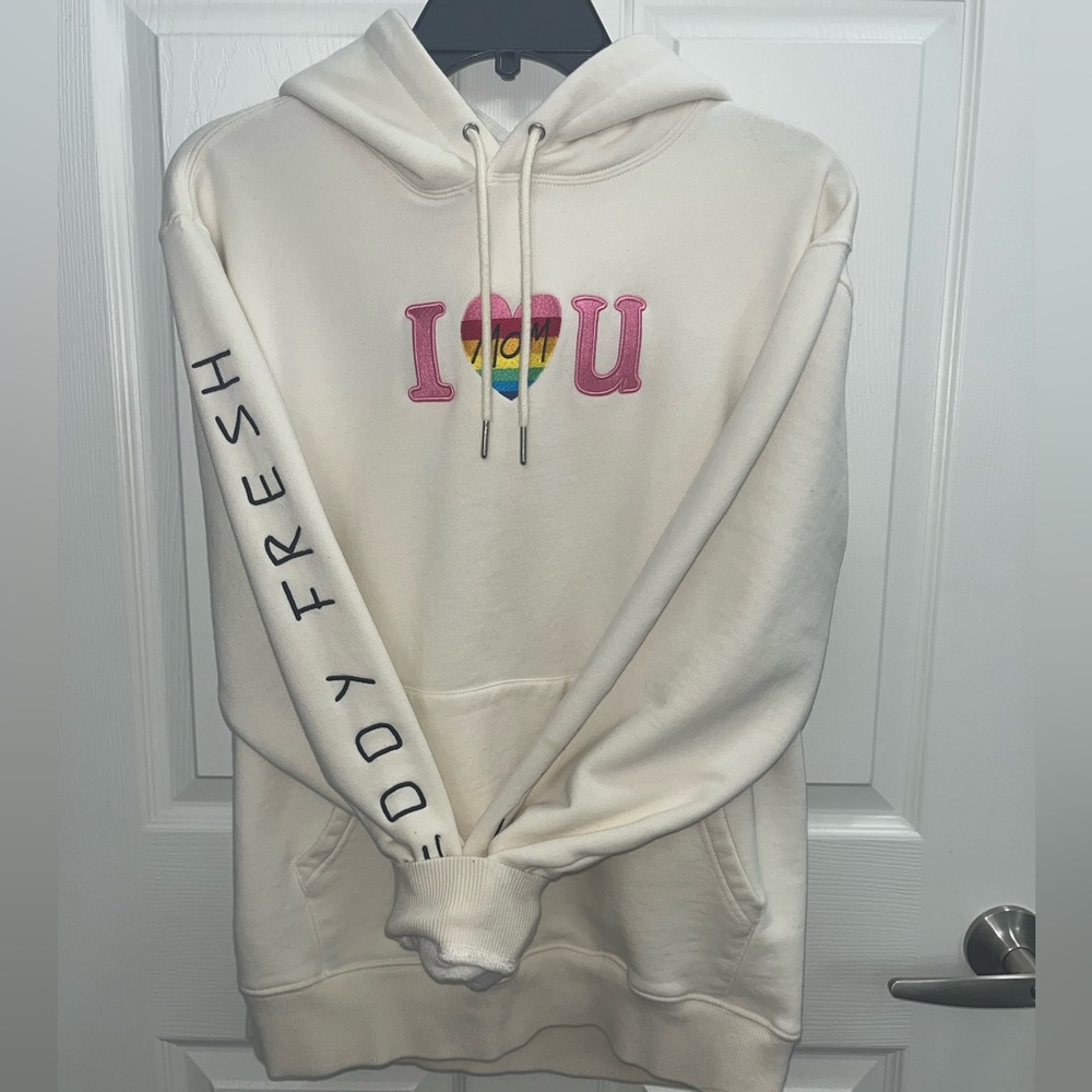 Teddy Fresh I🩷U Hoodie, L